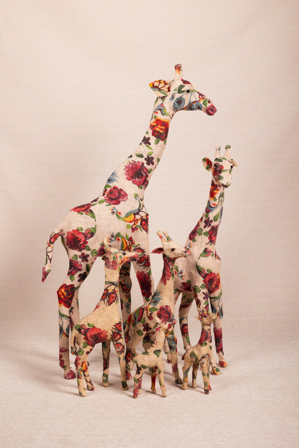 Couleurs des figurines de girafe