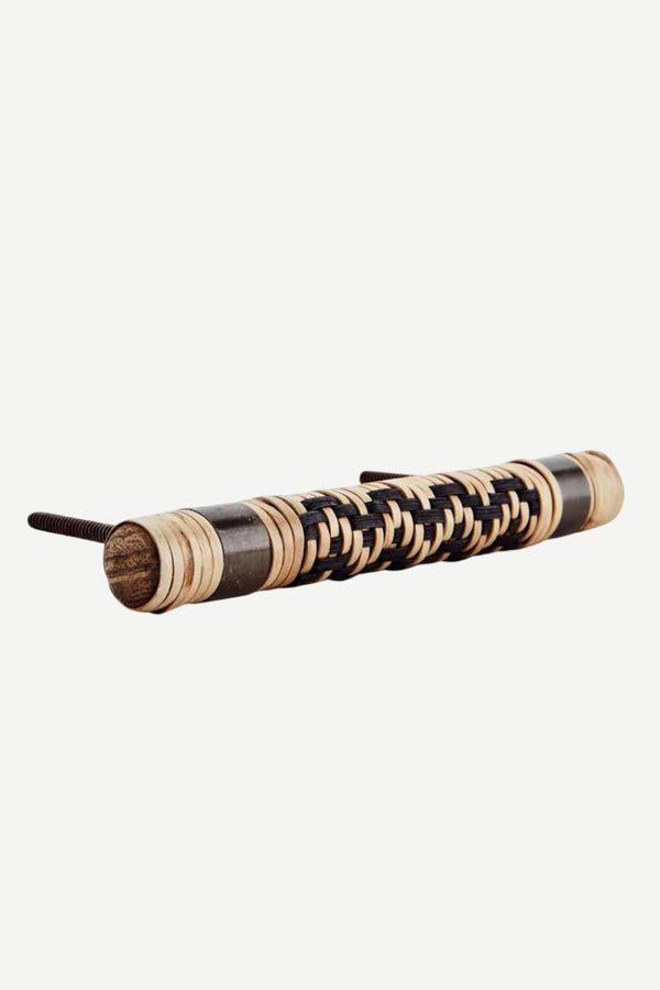 Double rattan handle