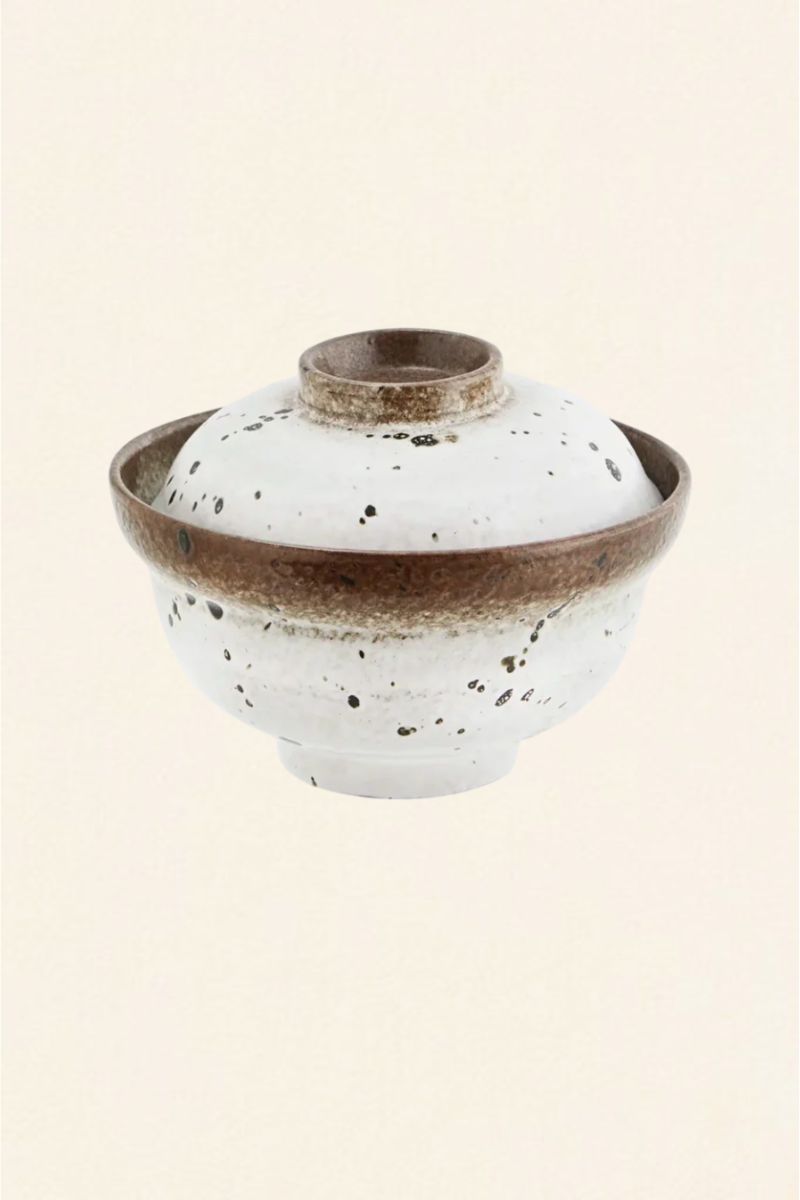 White Stoneware Bowl