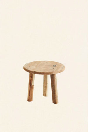 Round Wooden Stool