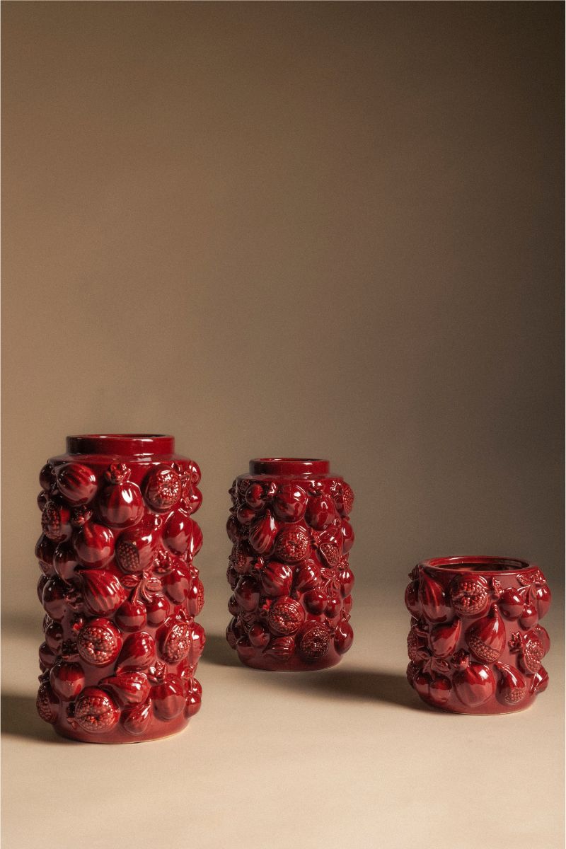 Brown Asymmetrical Vase S