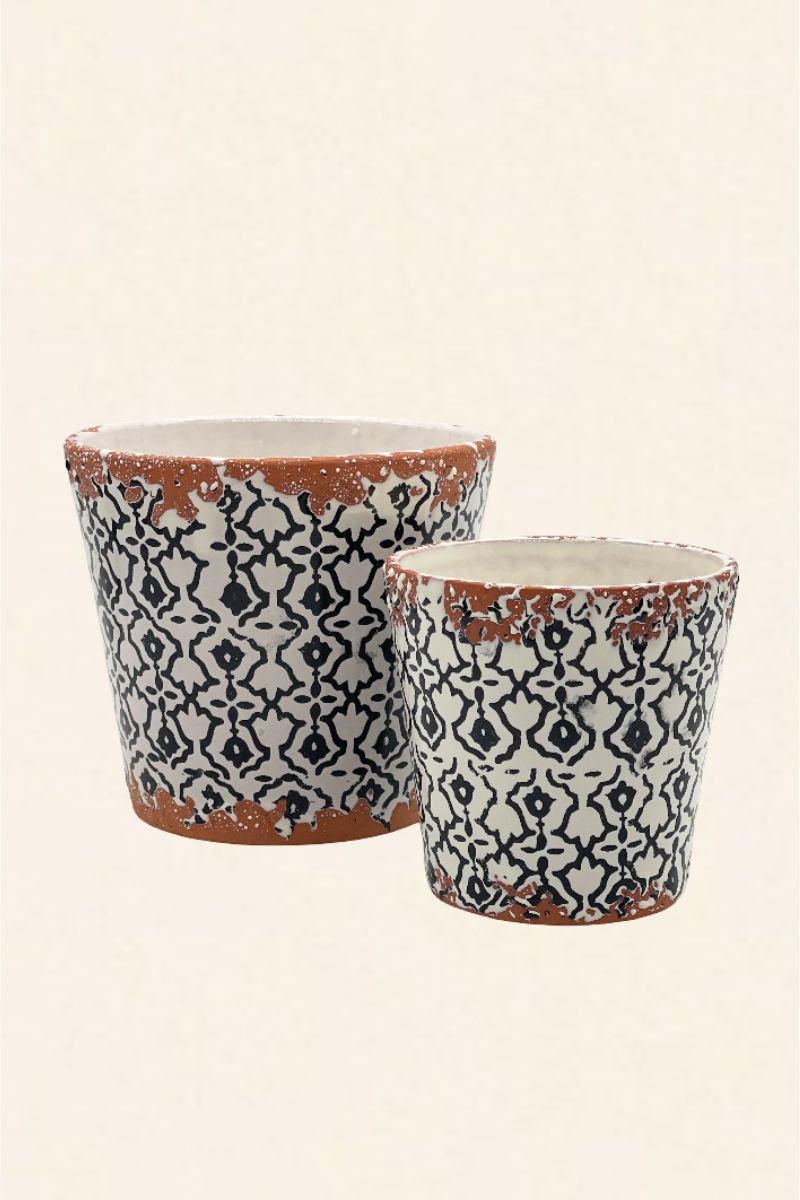 Vela Cerámica Hojas de Higuera Negra