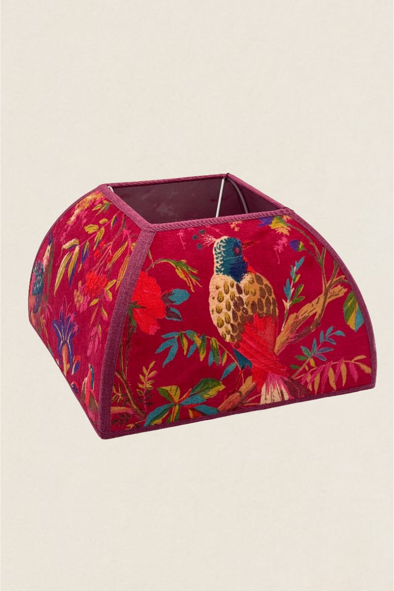 Elsa Square Velvet Lampshade 4