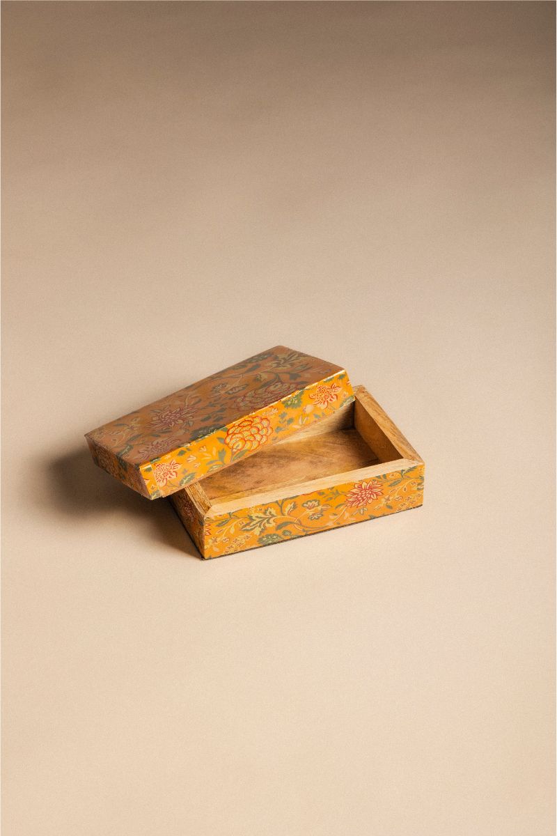 Crystal Cube Jewelry Box