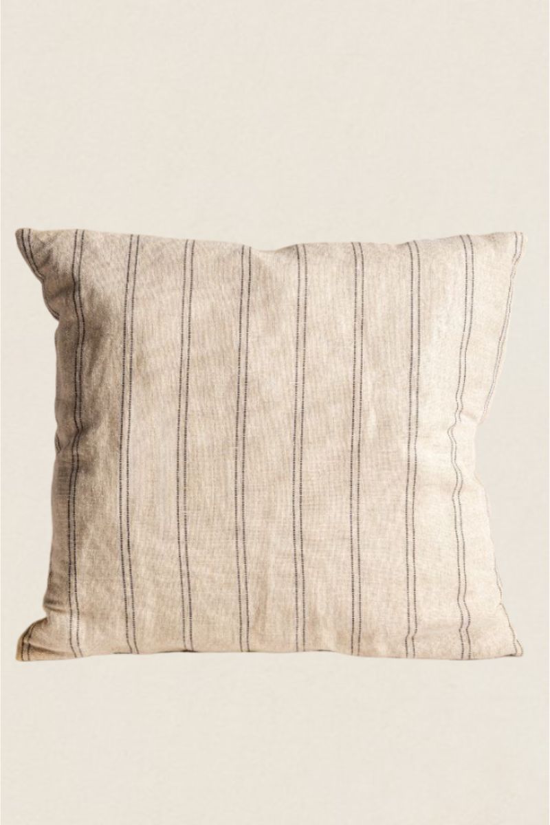 Linen Stripe Cushion 01