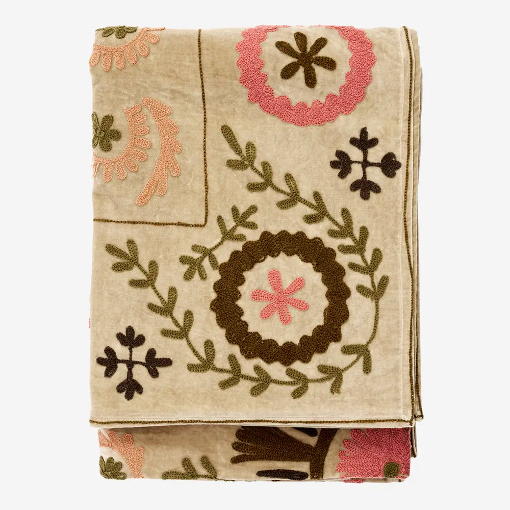 Plaid Terciopelo Bordado PLAID11 - The Nook Store Home