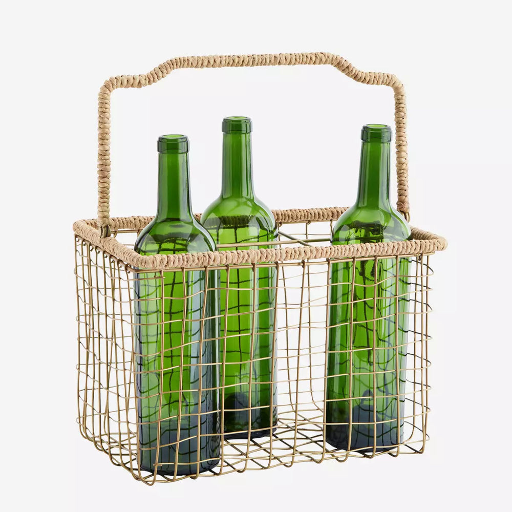 Jute Bottle Rack
