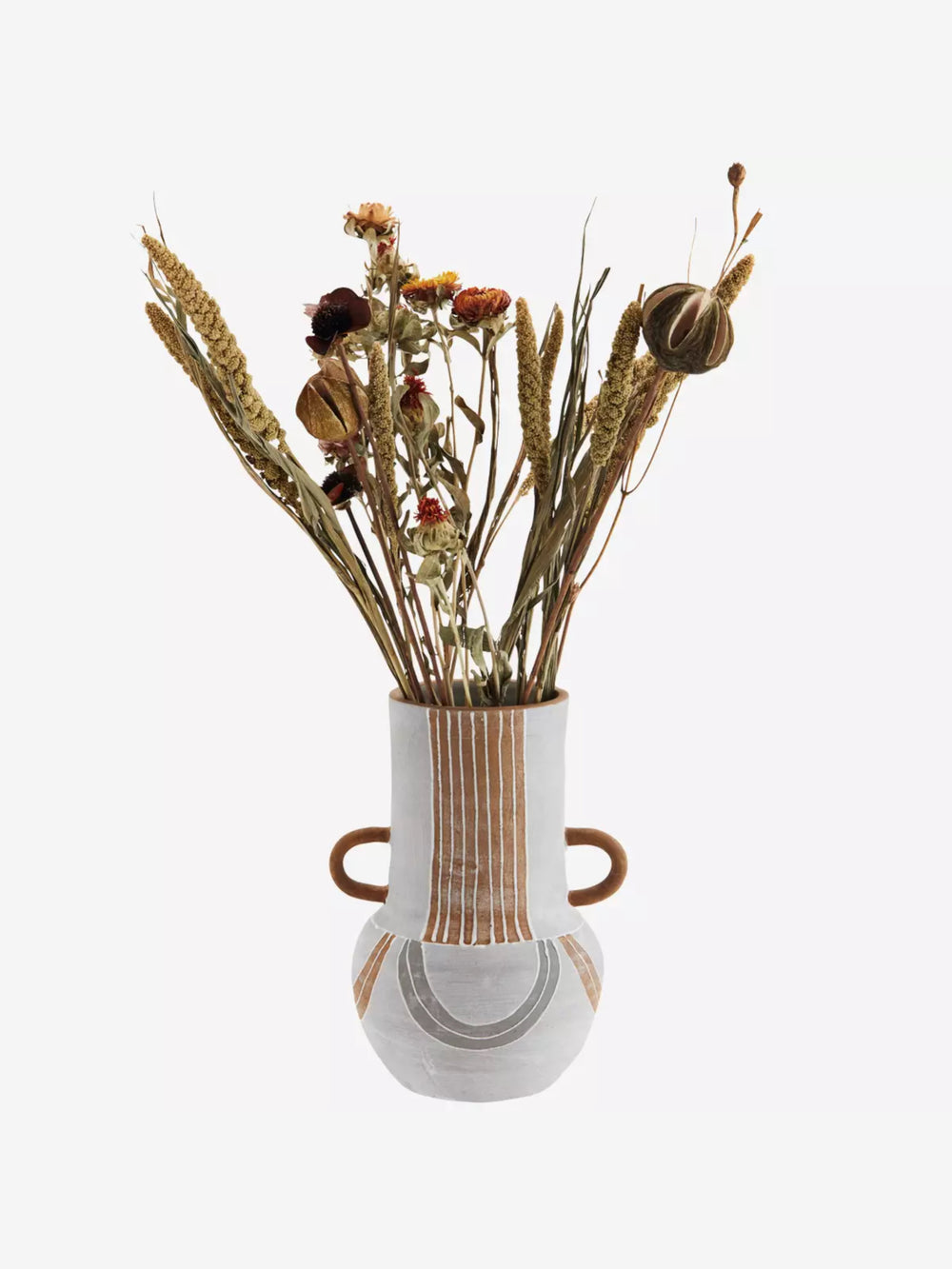 Jarrón Terracota Gris