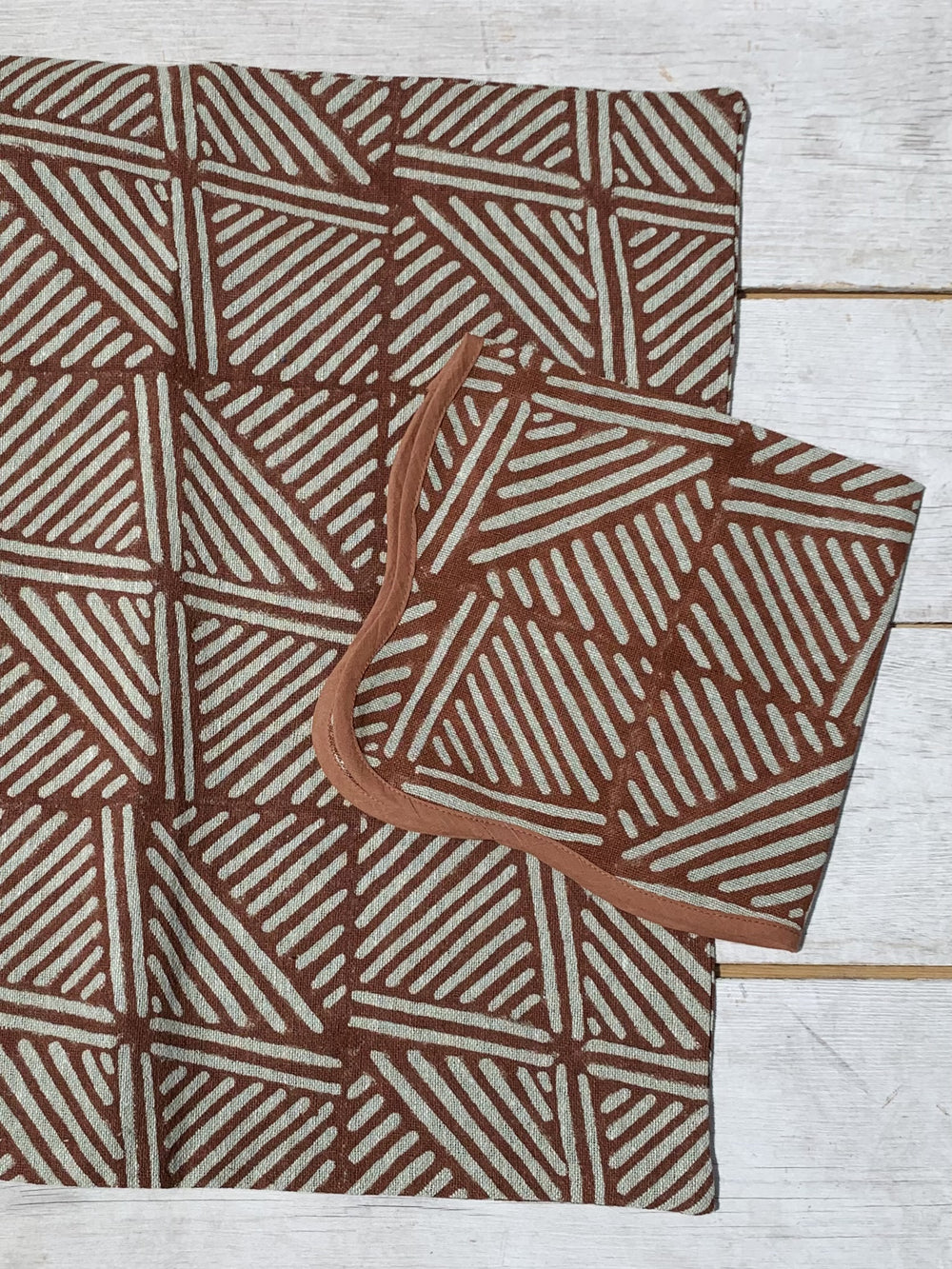 Serviette brodée Jaipur