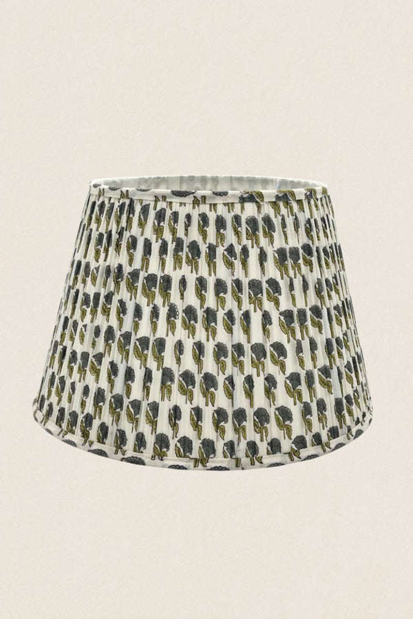 Indi 2 Pleated Cotton Shade