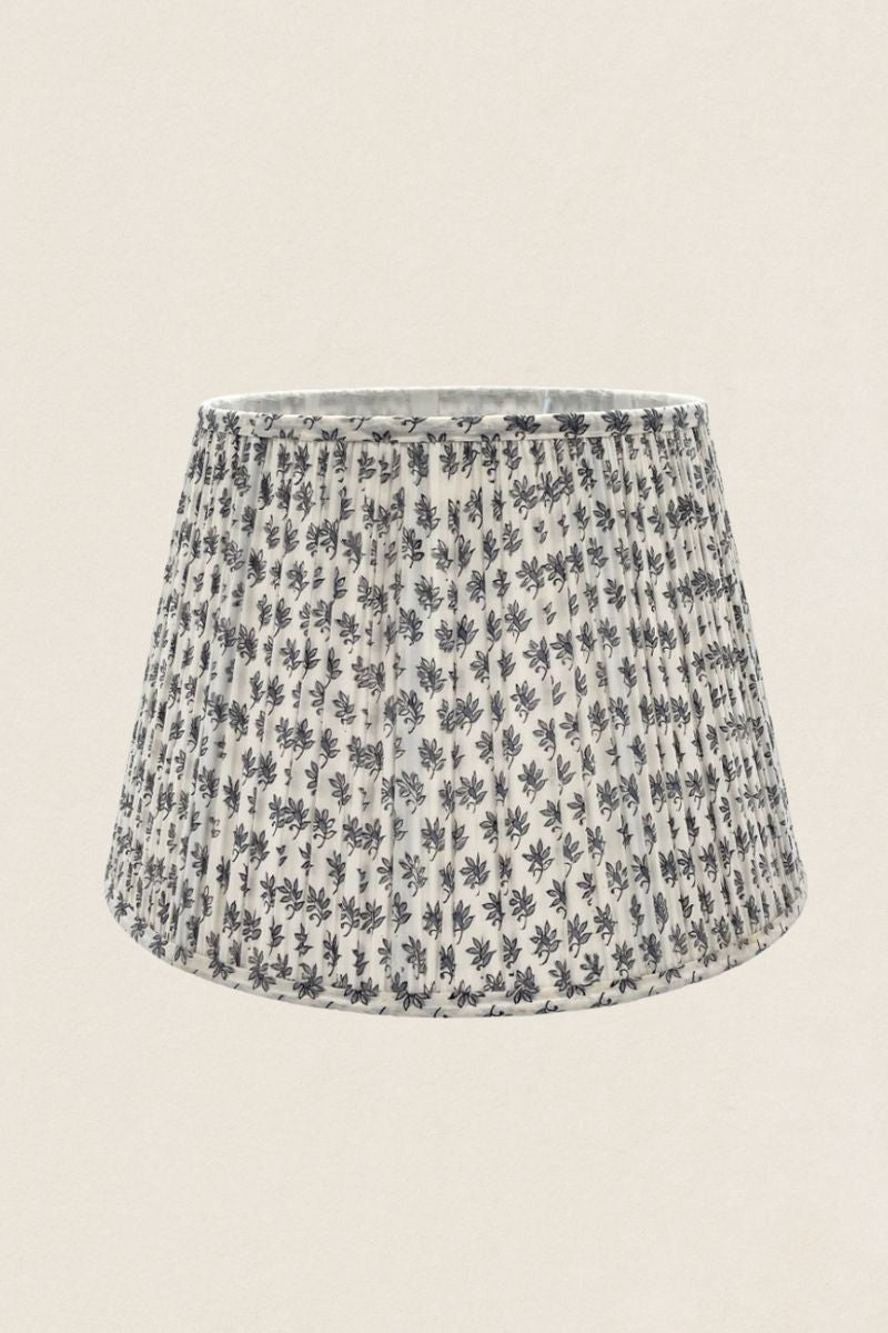 Abat-jour plissé en coton Indi 3