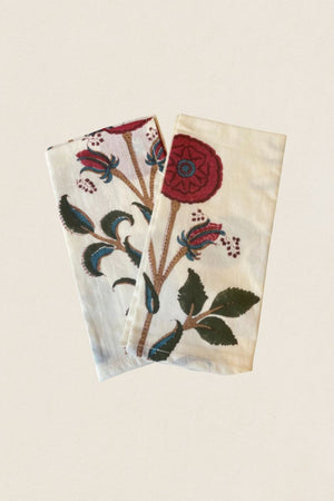 Servilleta Flor Roja