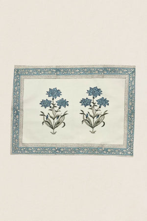 Salvamantel Flor Azul