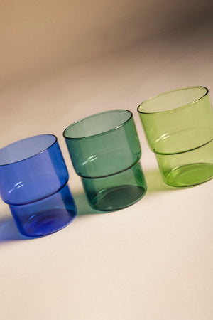 Green Crystal Wine Glass