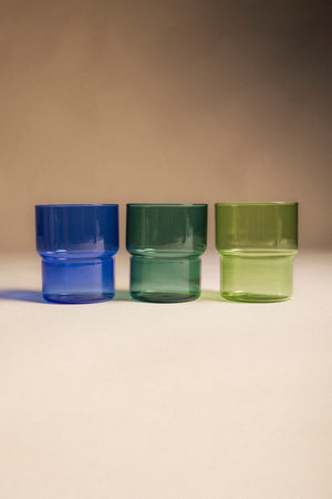 Green Crystal Wine Glass