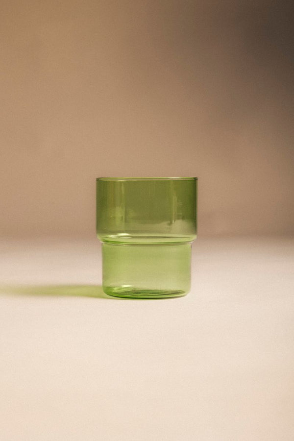 Green Crystal Wine Glass