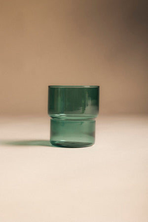 Green Crystal Wine Glass