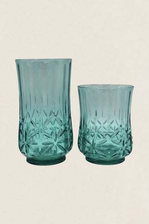 Turquoise Methacrylate Glass