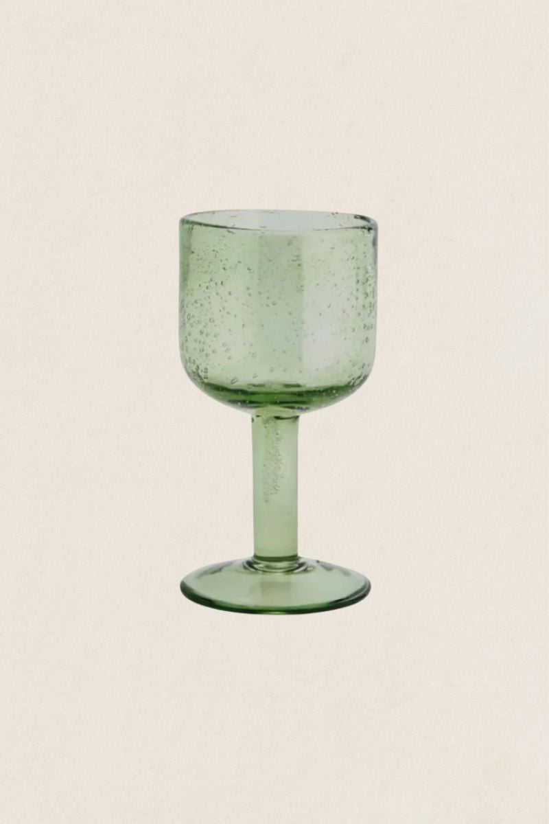 Copa Vino Cristal Verde