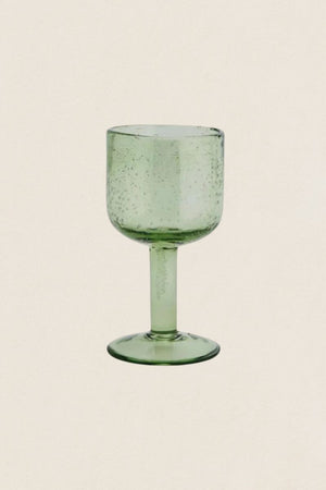 Copa Vino Cristal Verde