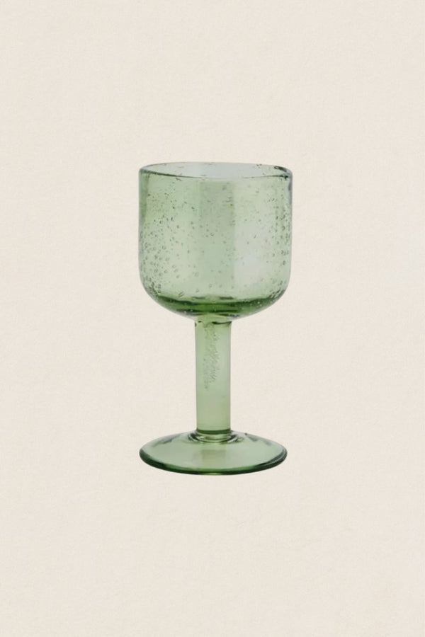 Copa Vino Cristal Verde