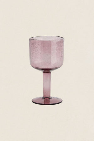 Green Crystal Wine Glass