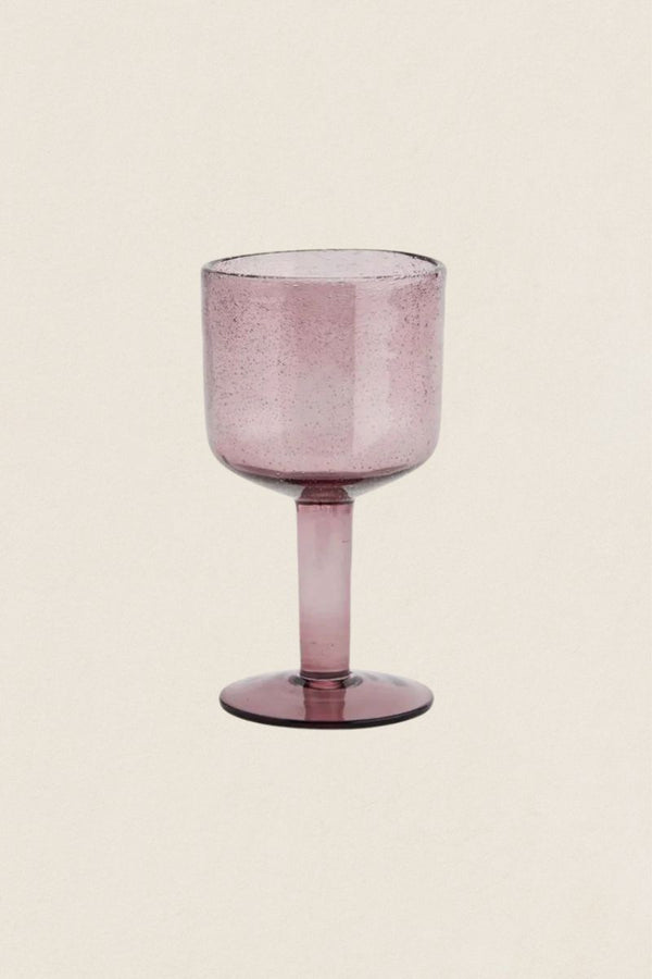 Green Crystal Wine Glass