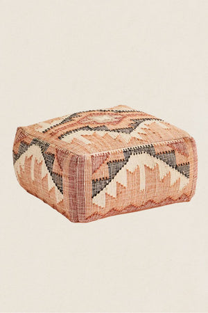 Puf tejido a mano lana - The Nook Store Home