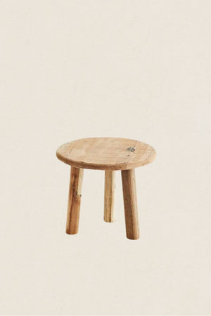 Taburete Madera Redondo - The Nook Store Home