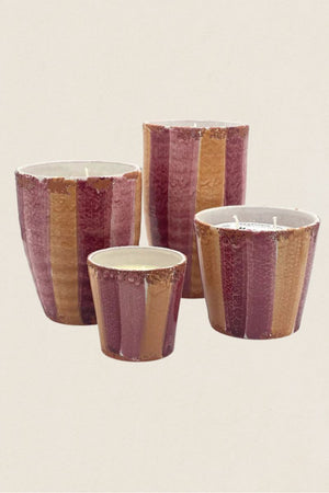 Vela Cerámica Trazos Magnolia - The Nook Store Home