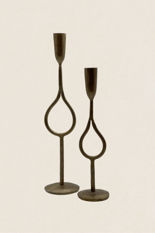 Candelabro antique brass - The Nook Store Home