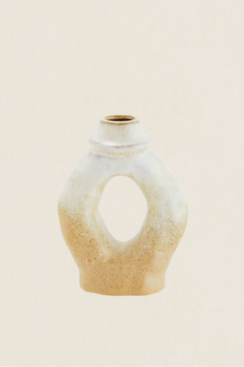 Candelabro Stoneware stand vase - The Nook Store Home