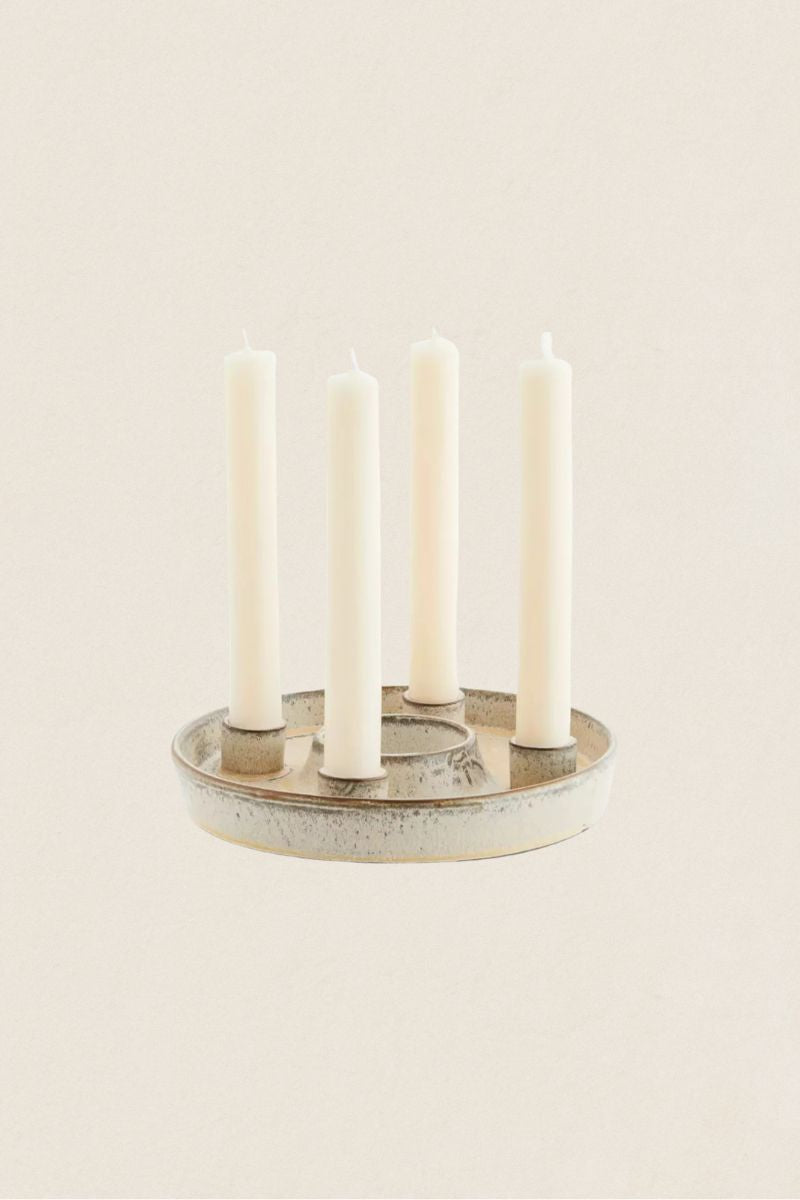 Candelabro Round White - The Nook Store Home