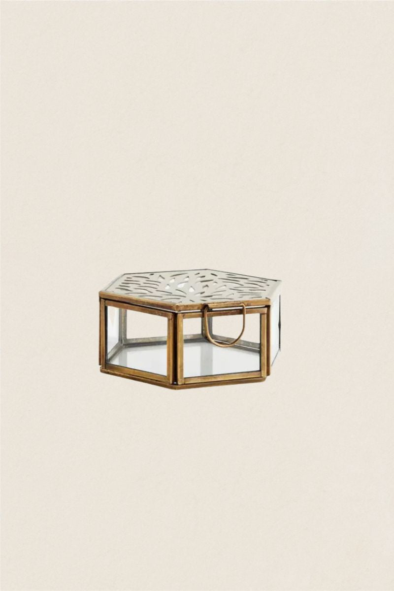 Joyero Mini Hexagonal - The Nook Store Home