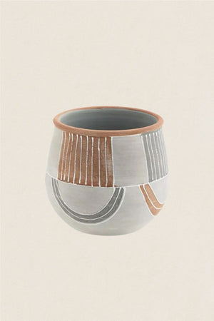 Jarrón Terracota Gris - The Nook Store Home