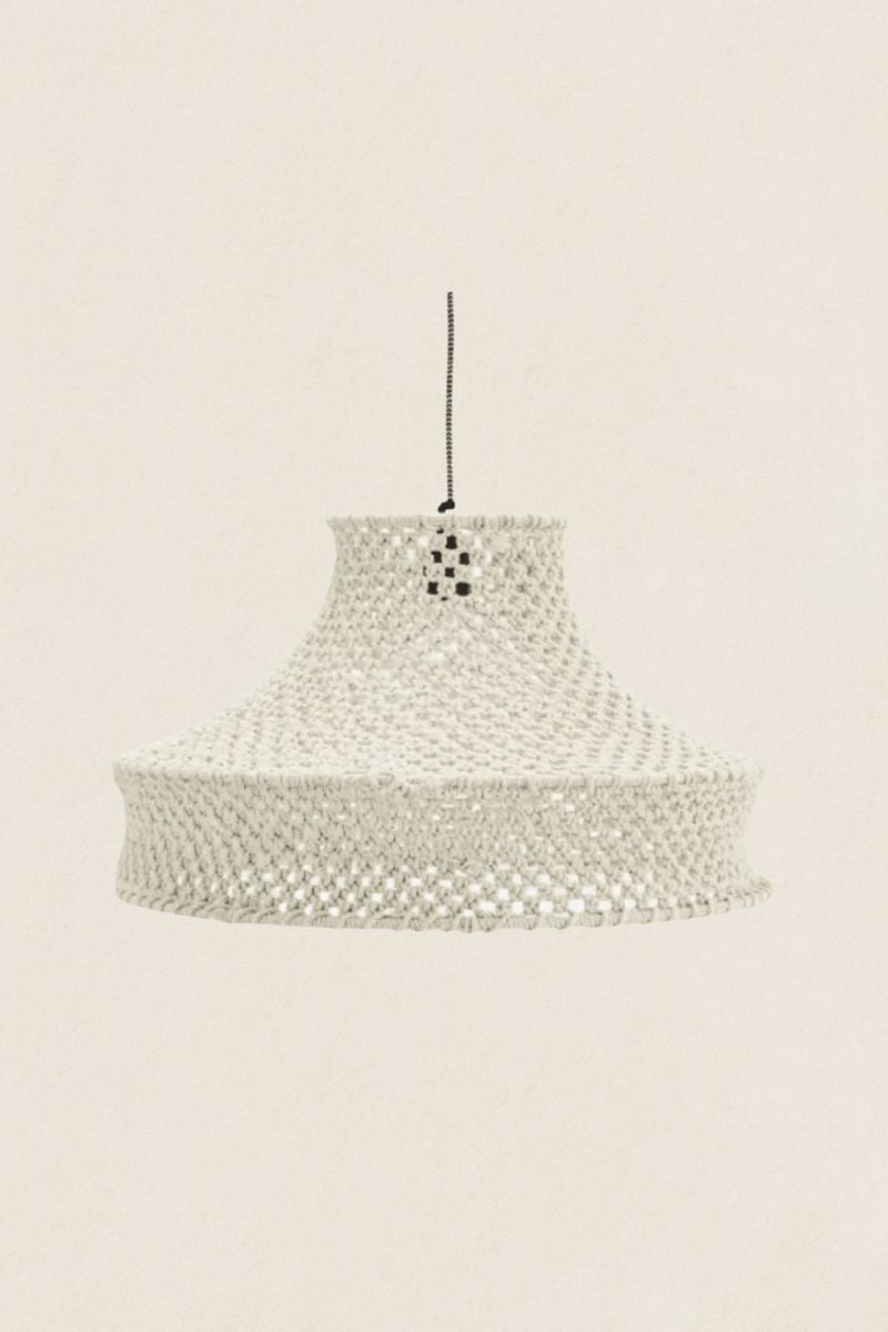 Lámpara de techo algodón cuerda