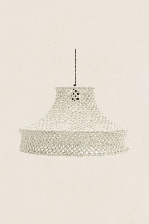 Plafonnier en corde de coton