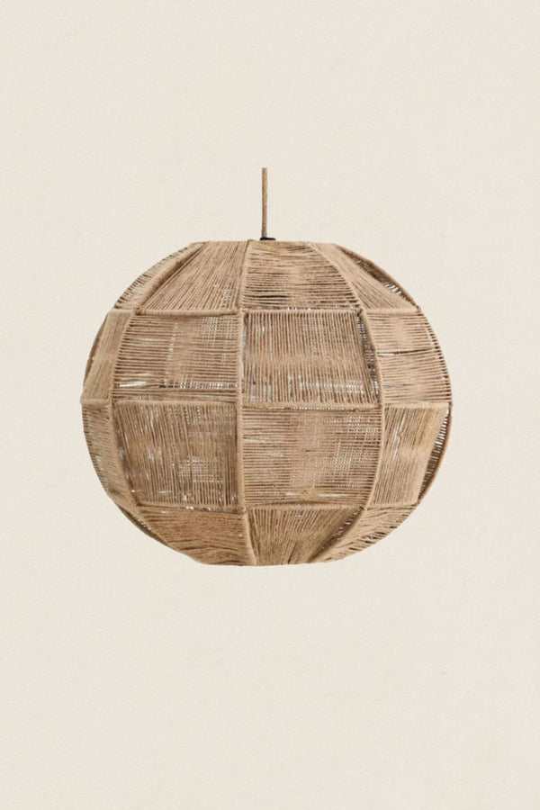 Plafonnier en jute 2