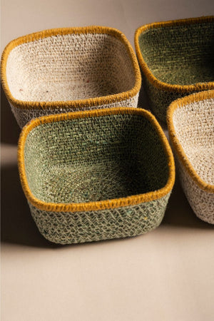 Panier à anses en fibre naturelle 3