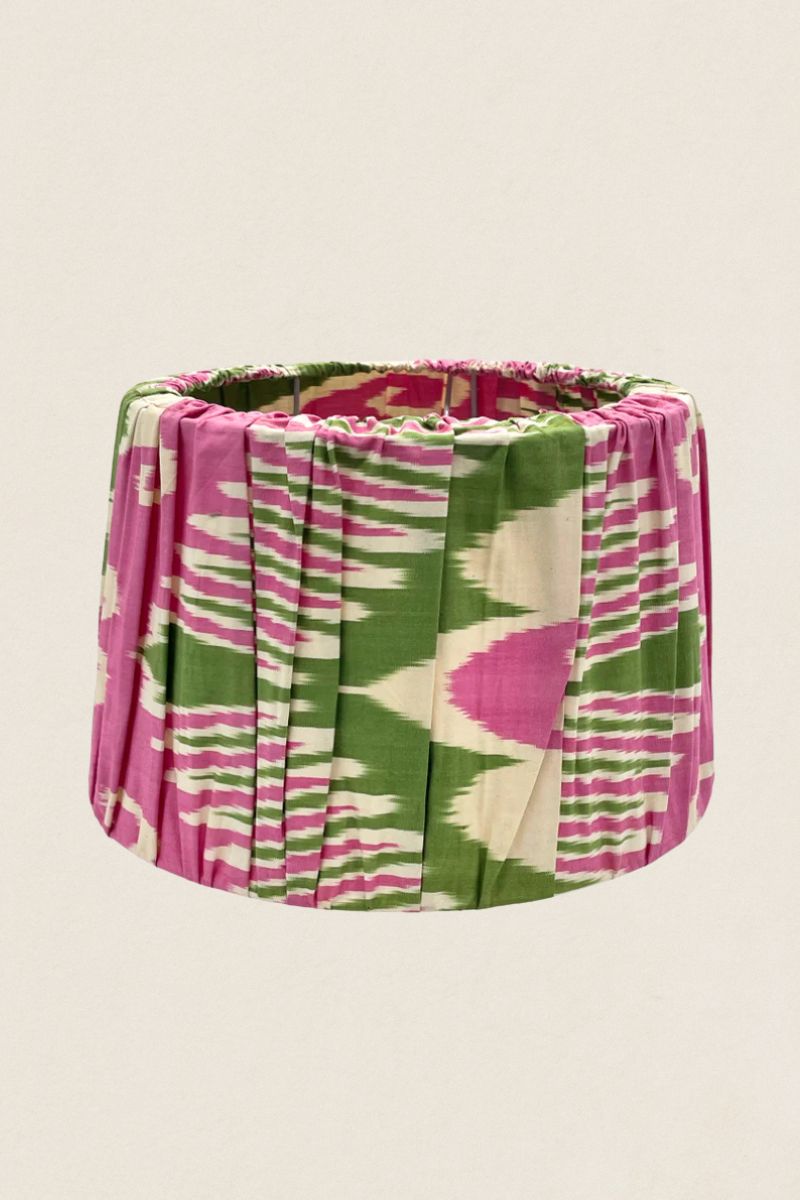 Abat-jour plissé en coton Indi 4