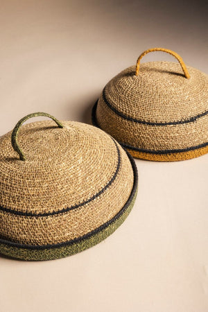 Two-tone Bamboo Plate Covers