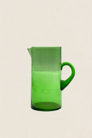 Jarra Cristal Verde - The Nook Store Home