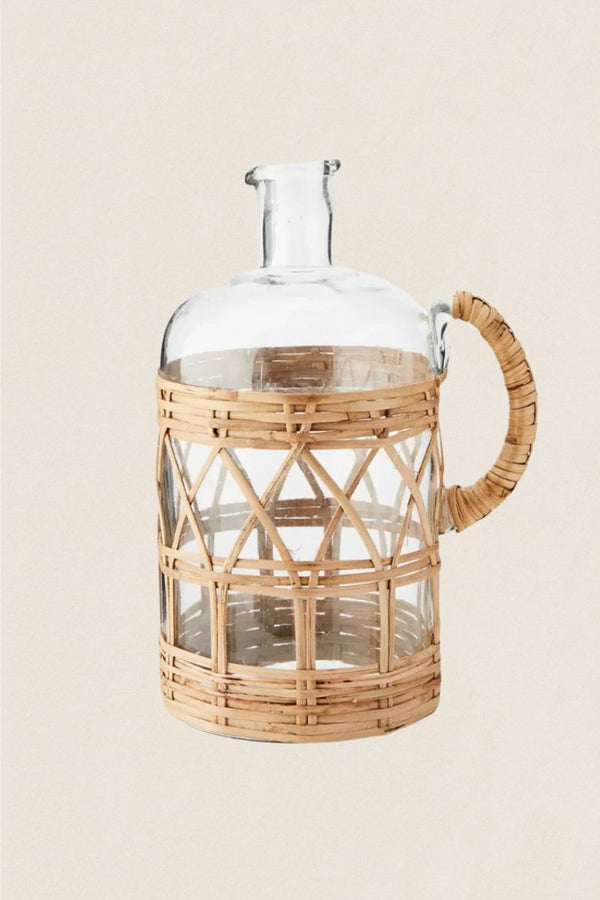 Jarra cristal bamboo cane - The Nook Store Home