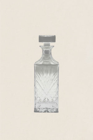 Botella Cristal Licor - The Nook Store Home