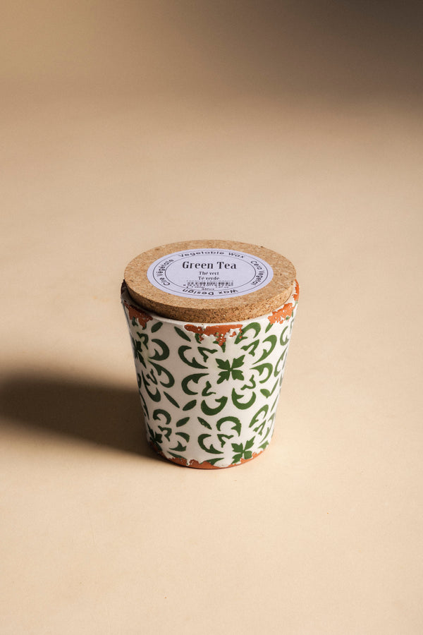 Vela Cerámica Green Tea VEL45