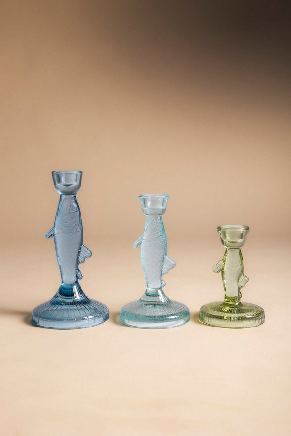 Candelabro Pez Cristal CLBR07 - The Nook Store Home