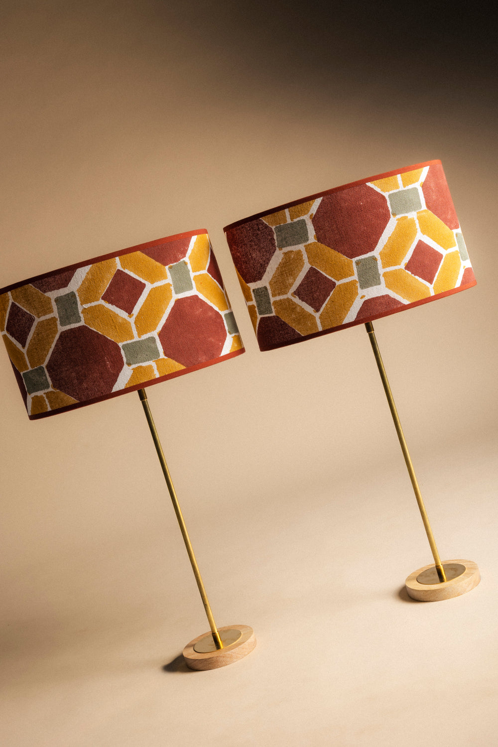 Pantalla Ovalada Lino PANT82 - The Nook Store Home