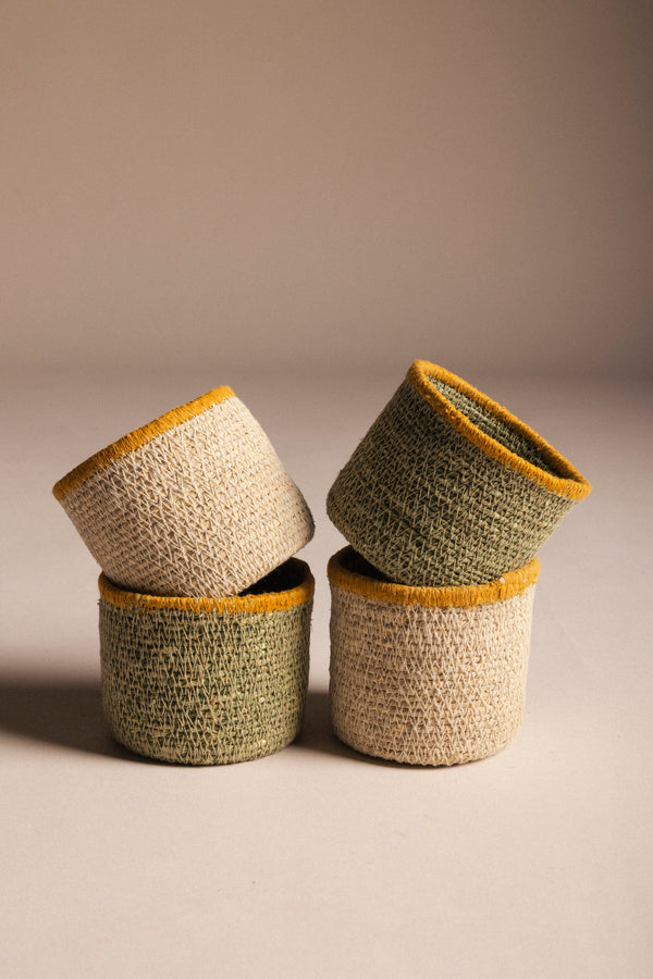 Panier à anses en fibre naturelle 3