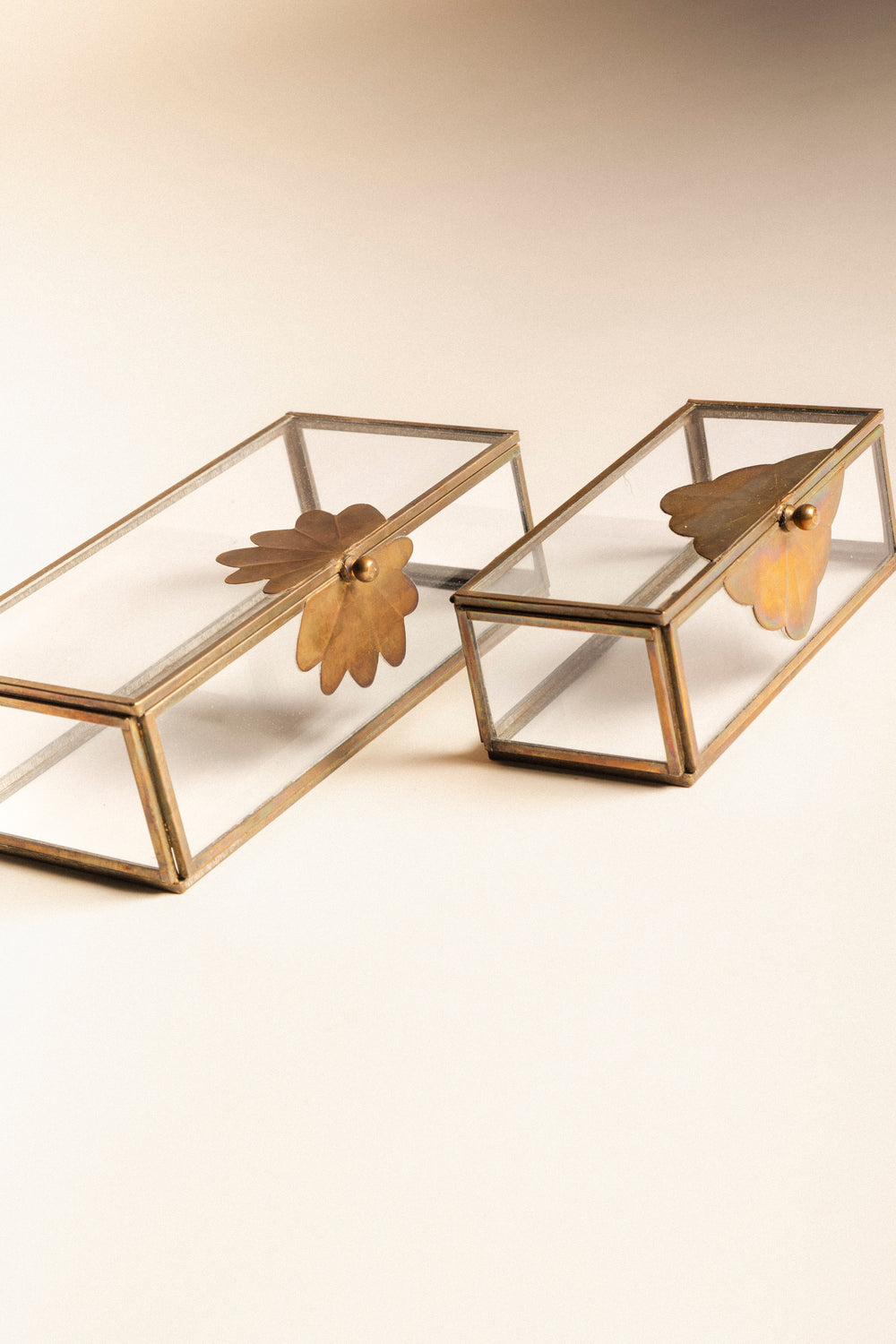 Caja Cristal Hoja CAJ03 - The Nook Store Home