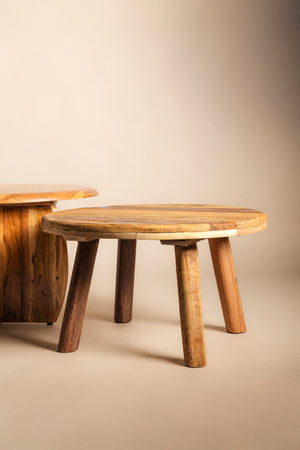 Mesa Auxiliar Café Madera